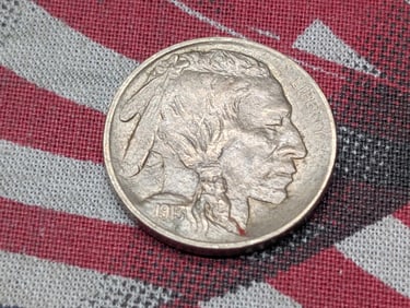 1913 T-1 Indian Head Buffalo Nickel - AU+