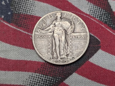 1929-D Standing Liberty Silver Quarter - VF+