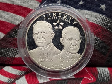 2013-S PROOF 5-Star Generals Commemorative Half Dollar in Capsule
