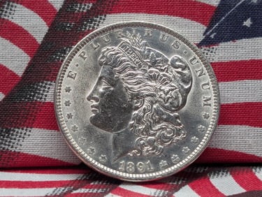 1891 Morgan Silver Dollar