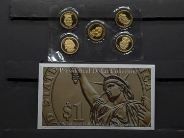Presidential Dollar Collection in Gem Proof Condition
