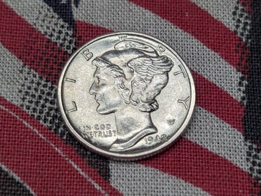 BU - 1942 Mercury Silver Dime