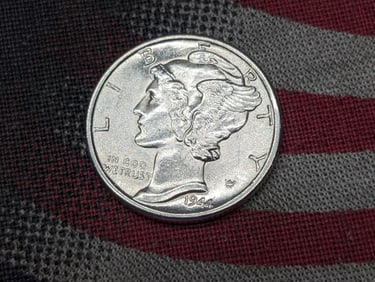BU - 1944-D Mercury Silver Dime