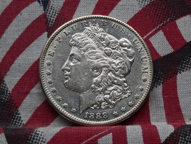 1888-S Morgan Silver Dollar - AU