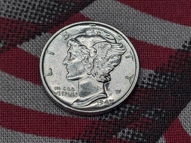 BU - 1943 Mercury Silver Dime