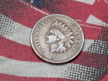 1868 Indian Head Cent - VG+