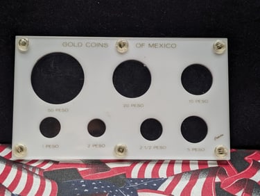 EMPTY - Gold Coins of Mexico Capital Collector's Case - NO COINS