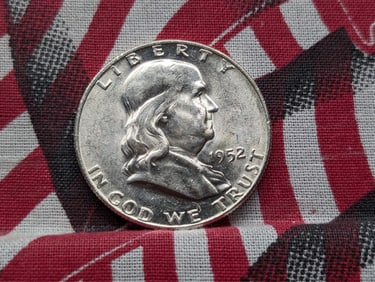 1952-D Franklin Silver Half Dollar - GEM BU
