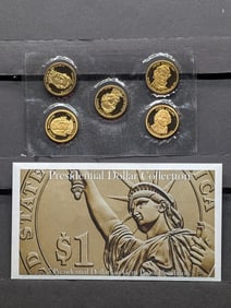 Presidential Dollar Collection in Gem Proof Condition