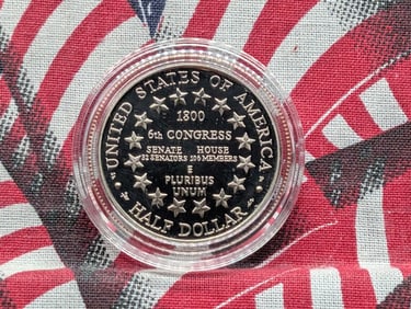 2001-P PROOF U.S. Capitol Commemorative Half Dollar in Capsule