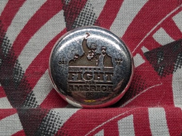 1 Oz. .999 FINE SILVER Fight for America Designed Bullion Piece
