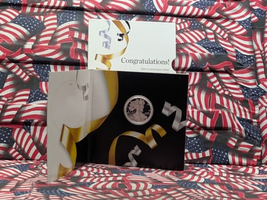 2017-S PROOF American Silver Eagle - Congratulations Set in OGP w/ COA - One Troy Ounce .999 Fine