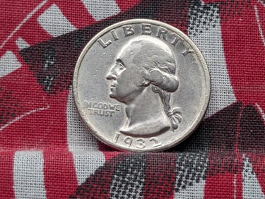 1932-S Washington Silver Quarter - KEY DATE - 90% Silver