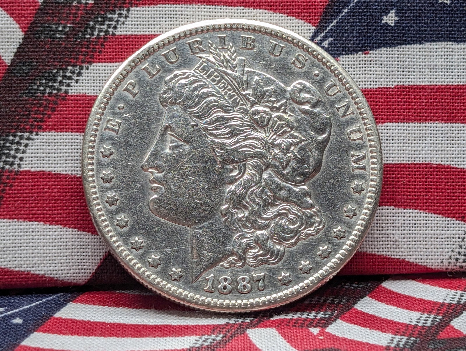 1887-S Morgan Silver Dollar: 1887-S Morgan Silver Dollar