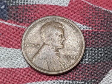 VG - 1914-S Lincoln Wheat Cent