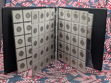 Partial 1938-1981  P,D&S Jefferson Nickel Collection in Collector's Binder - Includes All 35% Silver