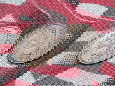 Both AU - 1907 & 1908 Indian Head Cents