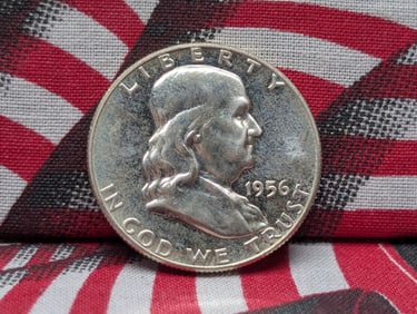 1956 PROOF Franklin Silver Half Dollar