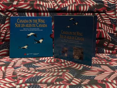 1995 "Canada on the Wing" Fifty Cent Silver Two-Coin Set in OGP - Both 92.5% Silver