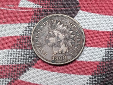 1868 Indian Head Cent - FINE+