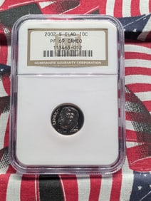2002-S Clad Roosevelt Dime NGC "PF 69 Cameo"