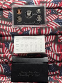 1995-S United States Mint Silver Proof Set in OGP w/ COA - Three 90% Silver Coins