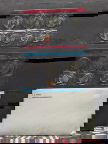 1980 P&D US Mint Uncirculated Coin Set in OGP