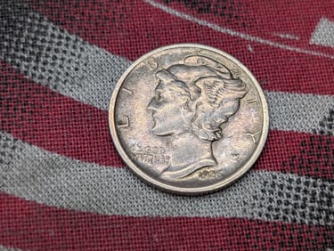 XF - 1926-D Mercury Silver Dime