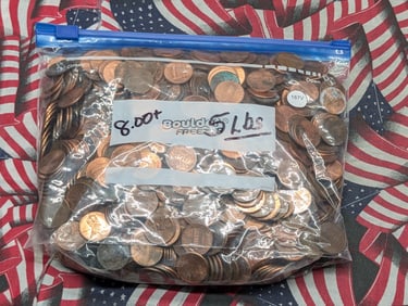 Approx 5 Lbs. of Lincoln Cents Mixed Dates