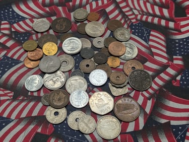 Large Grab Bag of Various Vintage - BETTER DATE - World Coins
