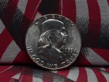 1953 Franklin Silver Half Dollar - CHOICE BU