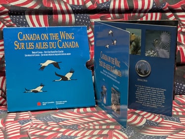 Canada Fifty Cent Silver Two Coin Set in OGP - 92.5% Silver