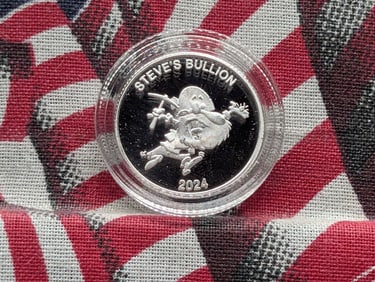 Steve's Bullion 1/10th Troy Oz .999 Fine Silver Round By SMK Mint