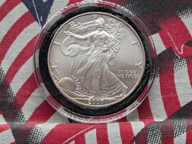 2007 American Silver Eagle - One Troy Ounce .999 Fine Silver