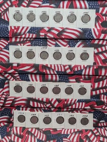 Date Run of Liberty Head V-Nickels from 1890 to 1912-D (24 PCS)