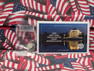 2020 West Point Special Edition Proof Jefferson Nickel in OGP
