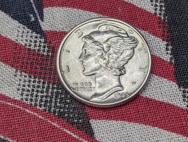 BU - 1945 Mercury Silver Dime