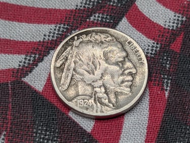 1924-S Indian Head Buffalo Nickel - VF