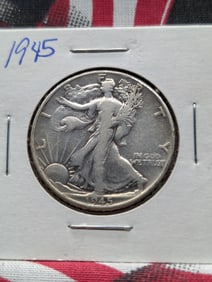 1945 Walking Liberty Half Dollar