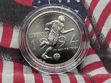 1994-D UNC World Cup USA Commemorative Half Dollar in Capsule