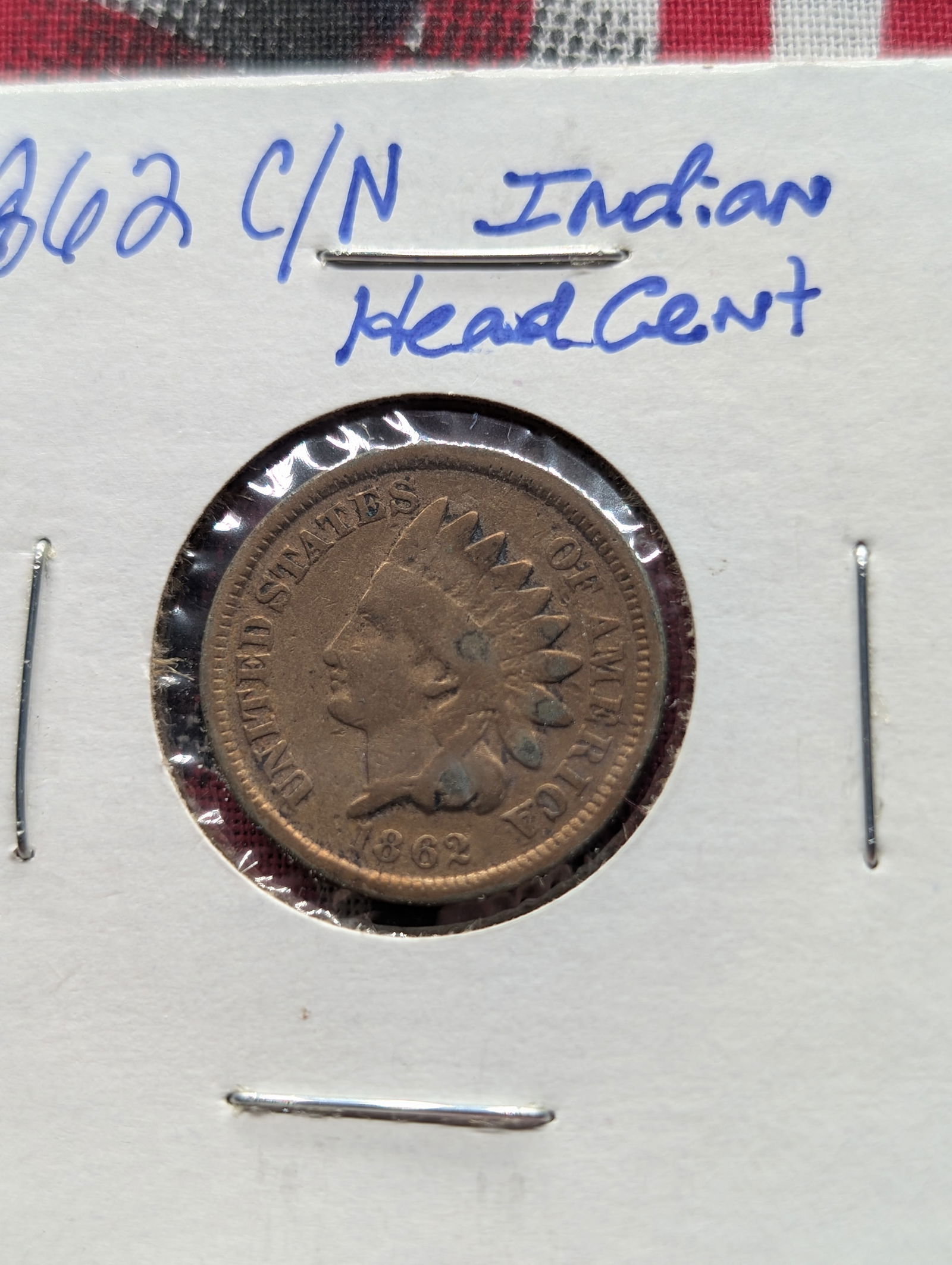 1862 Copper Nickel Indian Head Cent (1 of 3)