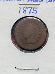 1875 Indian Head Cent
