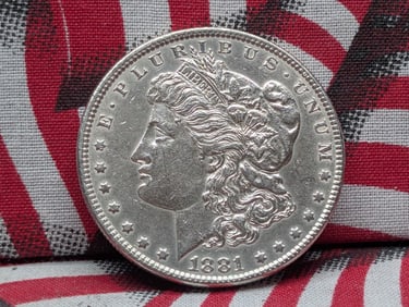 1881 Morgan Silver Dollar