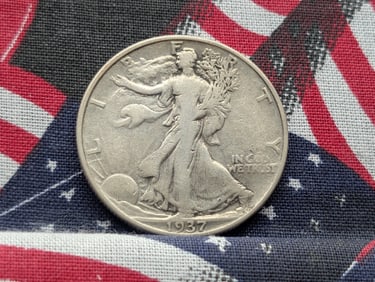 1937 Walking Liberty Half Dollar
