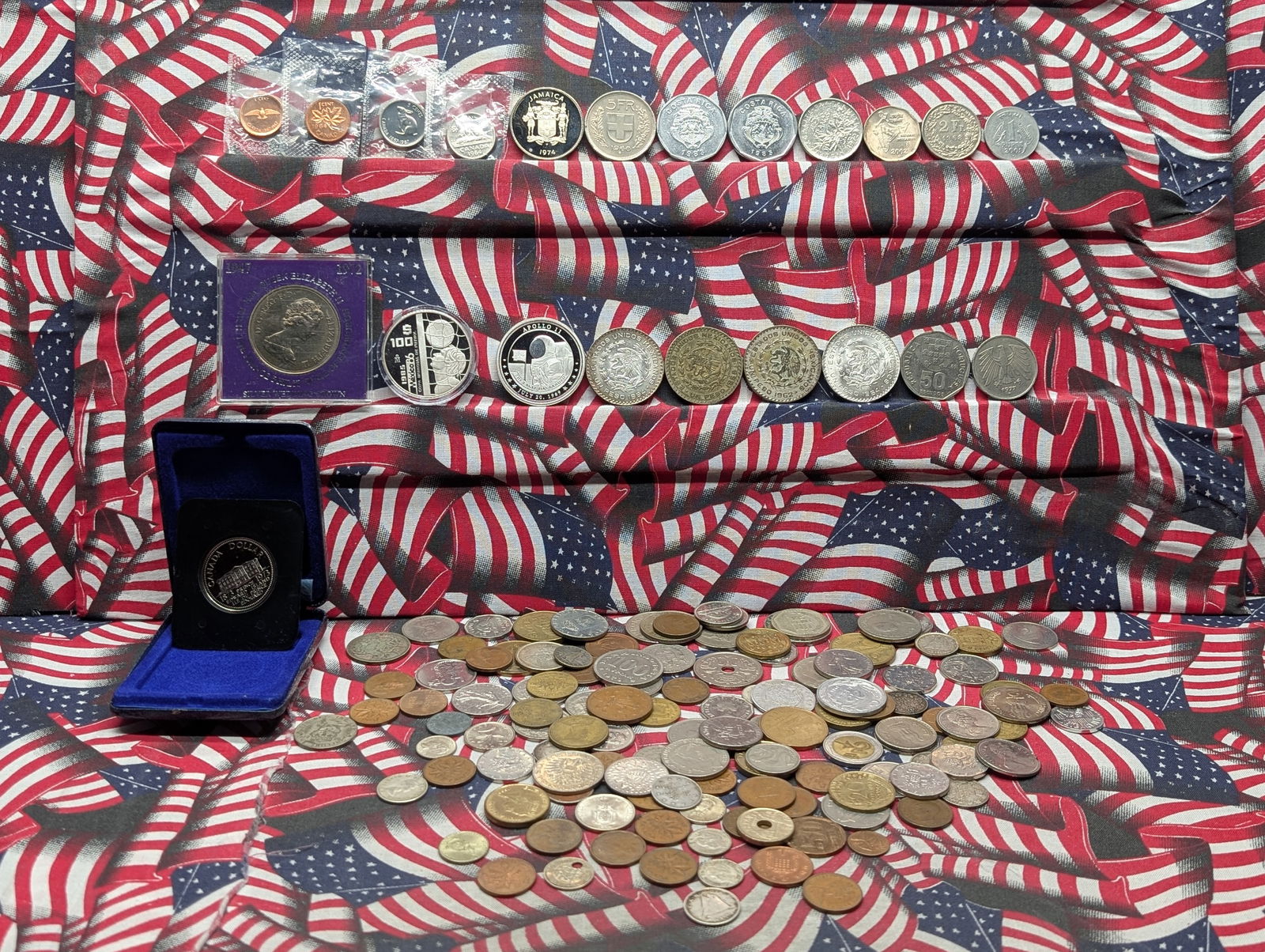 BIG!! Grab Bag of Various Vintage World Coins - Including Lots of Silver & Better Dates!! (1 of 17)