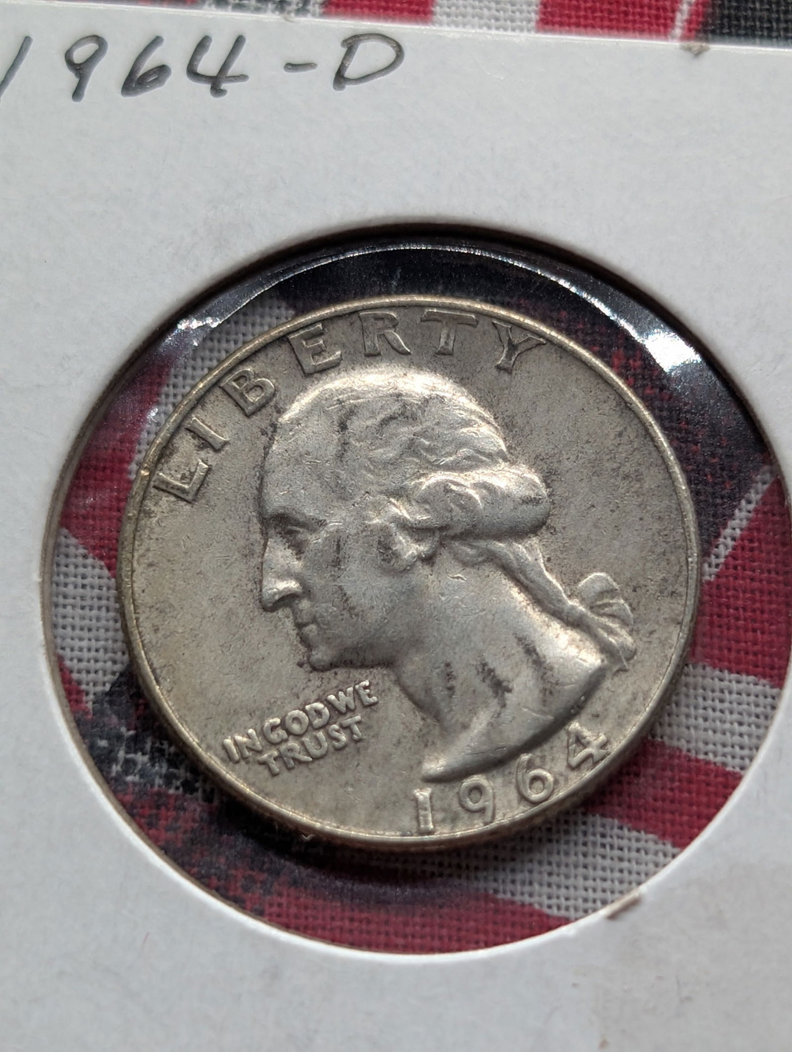 1964-D Washington Quarter - 90% Silver (1 of 3)