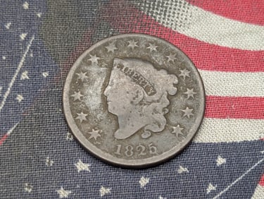 1825 Coronet Head Large Cent