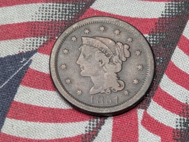 VG - 1851 Braided Hair large Cent