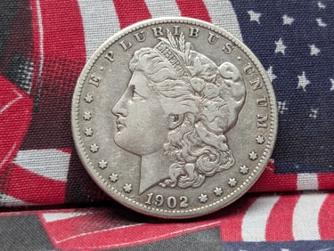 1902-S Morgan Silver Dollar - VF