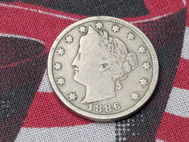 1886 Liberty Head V-Nickel - VG+
